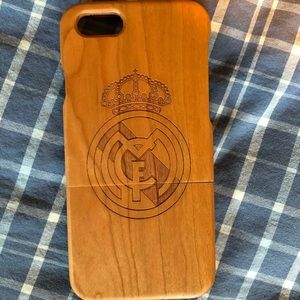 iPhone 7 Real Madrid Wooden Case